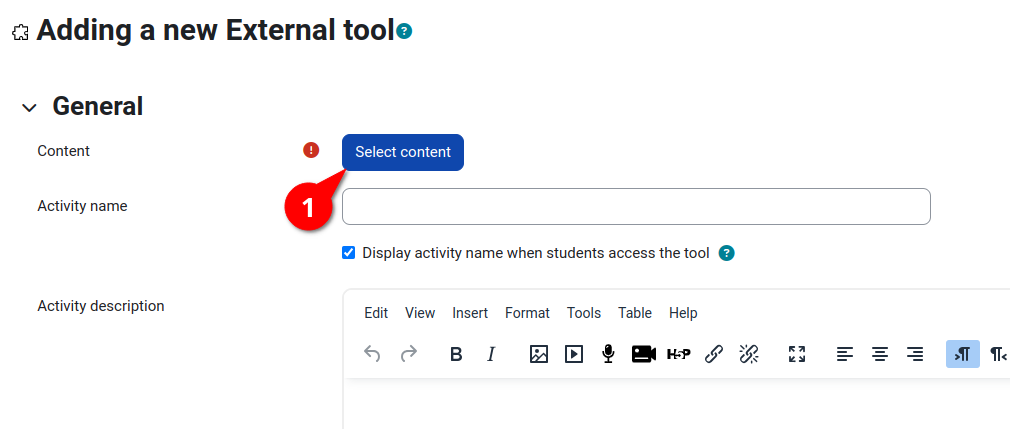 Use external tool